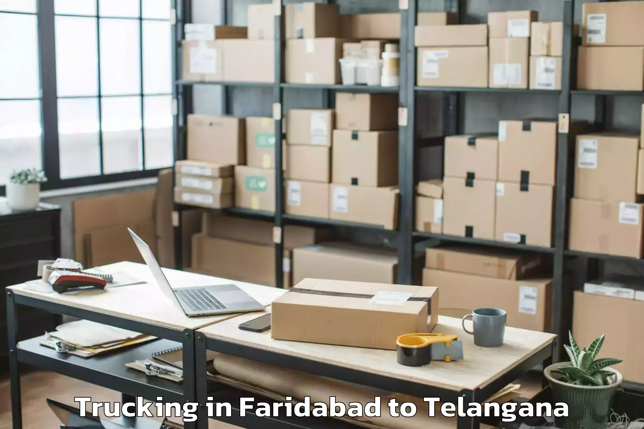 Easy Faridabad to Dhanwada Trucking Booking